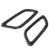 2pcs Soft Carbon Fiber Dashboard Air Vent Outlet Cover Trim Fits for Buick Regal 2017 2020