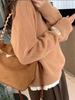 Design Pullover Knitted Sweater Top Autumn and Winter New Lazy Style Loose Versatile Soft Waxy Sweater Women