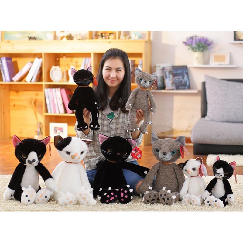 Niedliches Reisfeld Minho Unzufriedene Katze Plüschtier Stofftier Puppe Pfote Katze