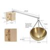 Sauna Oil Cup Sauna Aromatherapy Oil Holder Essential Oil Fragrance Diffuser Bowl Stainless Steel Bowl Essential Oil Diffuser