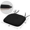 Seat Cushion With Straps Anti-skid Indoor Chair Pad Stool Mat Soft Breathable Comfortable For Home Office Kitchen Lounge
