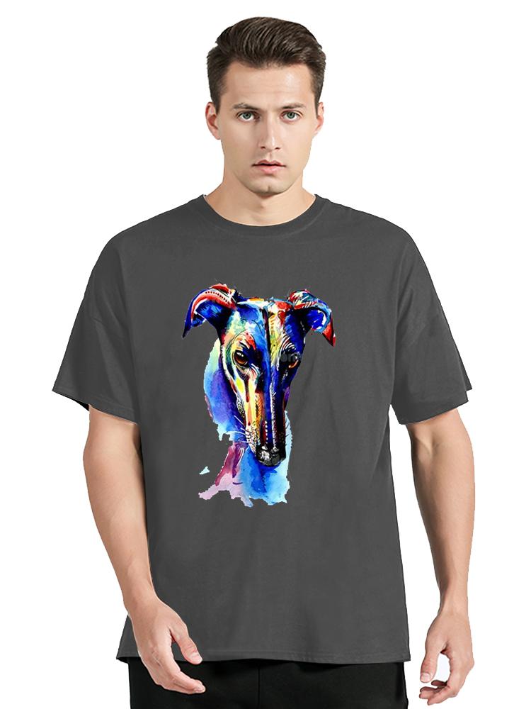 Greyhound Dog T-shirt Men's Clothing Cotton Tshirt Cartoon Graphic Oversized T Shirt Unisex Tops Tees Fitness Men's Clothing