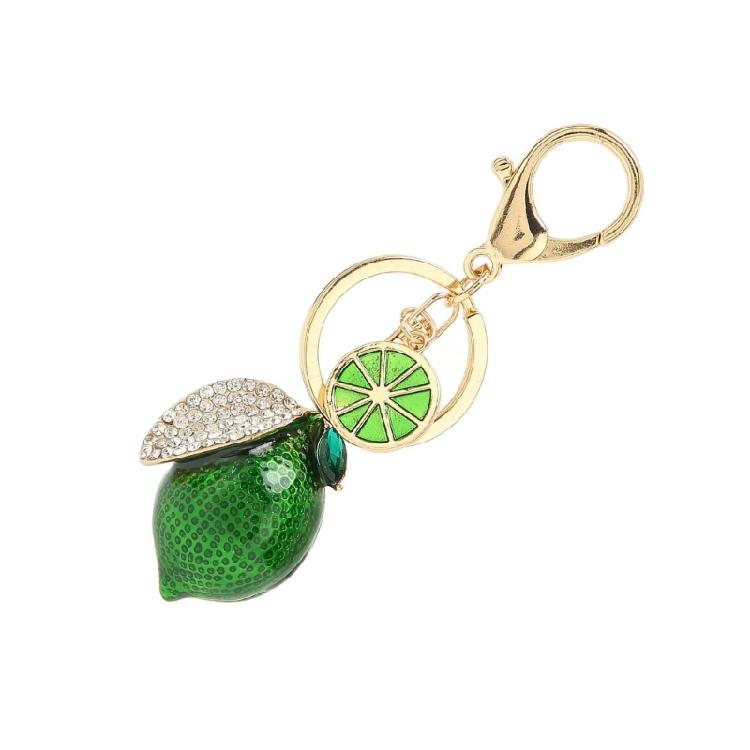 Adorable Porte-clés Pendentif Citron Style Coréen Accessoire Portable pour Personnaliser Styles Sacs et Clés Ornement