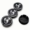 4pcs Scorpion Logo Emblem Badge Car Wheel Center Caps 48MM Clips 42MM Wheels Hub Cap Rim Hubcaps Dust Cover Replace Accessories