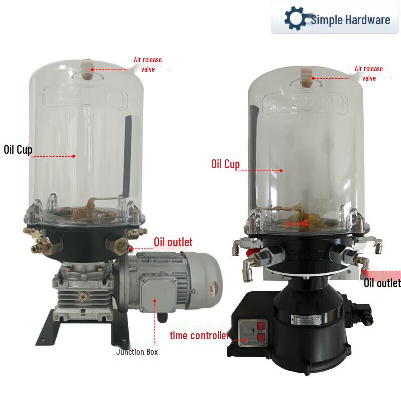 Automatic Electric Grease Lubrication Pump for Concrete Batching Plants CN plug (adapter included)