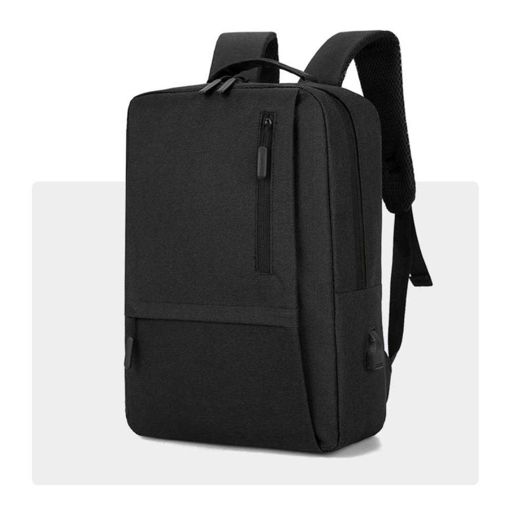 Backpack large capacity computer bag simple business multi-function usb charging backpack schoolbag men's