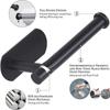 2Pcs Non Punching Wall Mounted Toilet Paper Holder Rustproof Anticorrosion Stainless Steel Bathroom Kitchen Toilet Paper Roll Holders