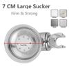 Universal Hand Shower Holder Adjustable Shower Head Wall Mount Strong Vacuum Suction Cup Rotation Full Plating Bracket Bathroom
