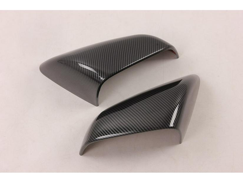 2019 MODEL-X-ABS Pokrywa lusterka wstecznego z włókna węglowego w kolorze czarnym tytanowym