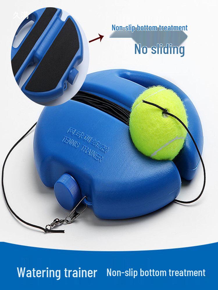 Solo Tennis Trainer Set with Rebound Base & String