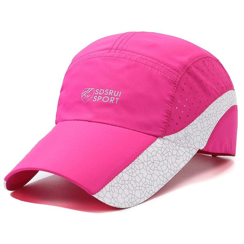 

Шляпа женская летняя корейская версия универсальная кепка солнцезащитная кепка мужская и женская бейсболка повседневная летняя дышащая сетчатая кепка Adjustable розы красного