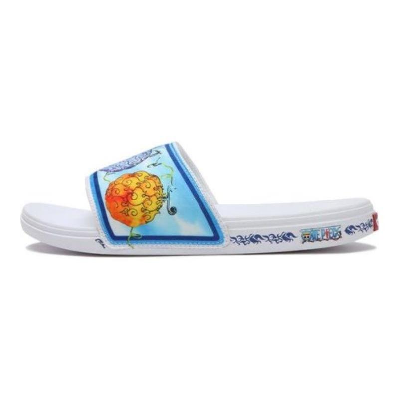 ONE PIECE x Vans La Costa Slide-On Devil Fruit Unisex Sports Slides White VN0A5HF57WM