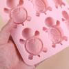 Silicone Ice Trays For Freezer Ice Molds Turtle Shape Easy Demoulding Iced Beverage Making Tools For Candy Pudding Home