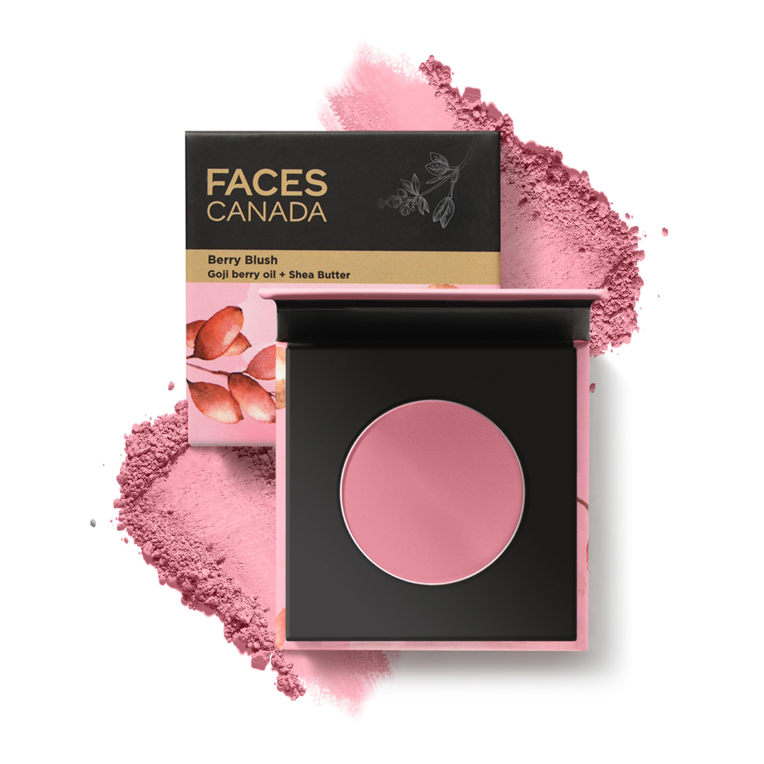 

FACES CANADA Berry Blush - Love Vibes Only 03, 4g | Lightweight Long Lasting Ultra-Matte HD Finish | Silky Smooth Texture | Melts Effortlessly &