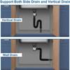 Retractable Deodorant Drainage Tube Basin Installation Universal Flexible Sink Drain Pipe Set For Bathroom Kitchen Accessories