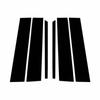 For Ford Explorer 2011- Piano Black B C Pillar Stickers, Easy Tall PC Window Trim Anti-Scratch Exterior Styling Parts