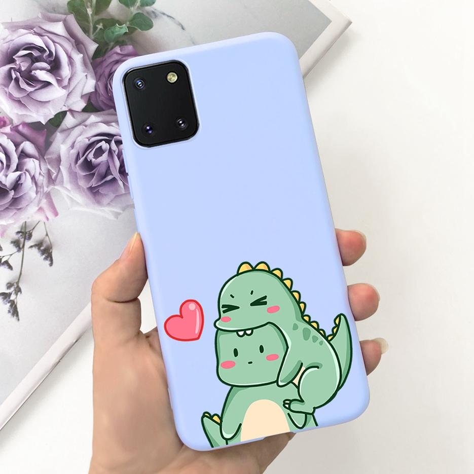 For Samsung Galaxy Note 10 Lite Case Cute Candy Painted Cover Soft TPU Phone Case For Samsung Note10 Lite Galaxy S10 Lite Bumper