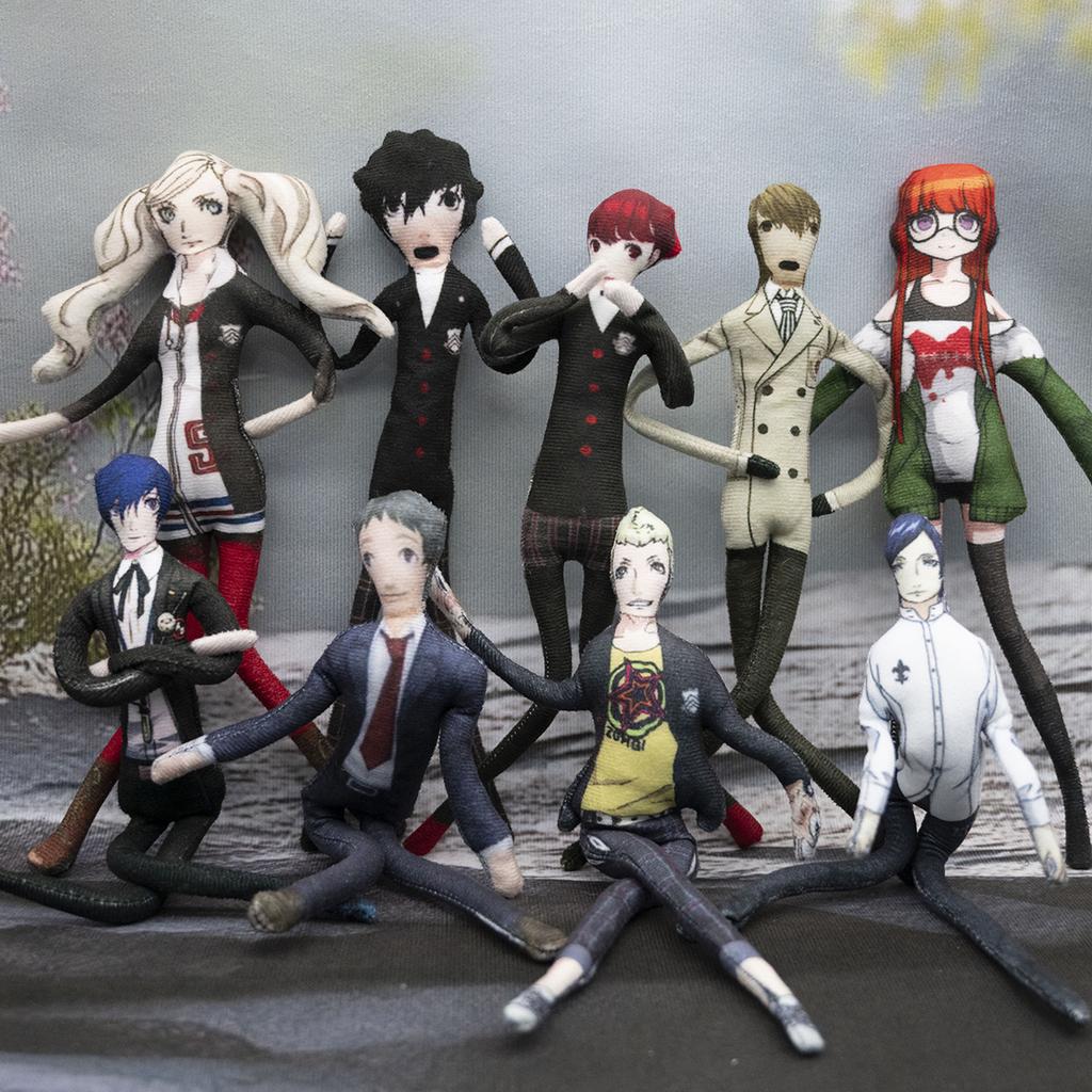 Game Persona Amamiya Ren Ryuji Sakamoto Yusuke Kitagawa Anne Takamaki Akechi Goro Cosplay Doll Plush Stuffed Dolls Figure Props
