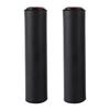 2pcs MTB Bicycle Silica Gel Grip Anti skid Bike Handle Cover For Longer Ride(black)