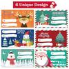 200Pcs Christmas Decoartion Labels Sticker Xmas New Year Party Stickers For DIY Gifts Baking Package Envelope Stationery Decor