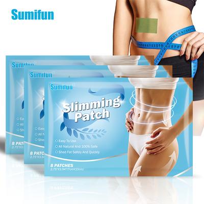 Sumifun Abnehmen Gewichtsverlust Körper Nabel Aufkleber Slim Patch Pads für die Fettverbrennung Kräuter Detox Pflaster