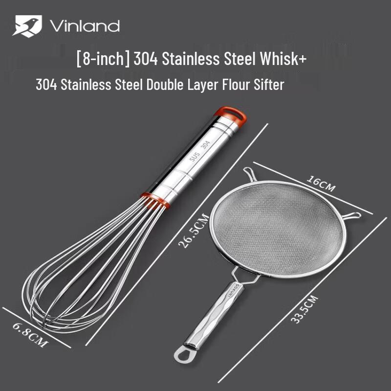 304 Stainless Steel Manual Egg Whisk