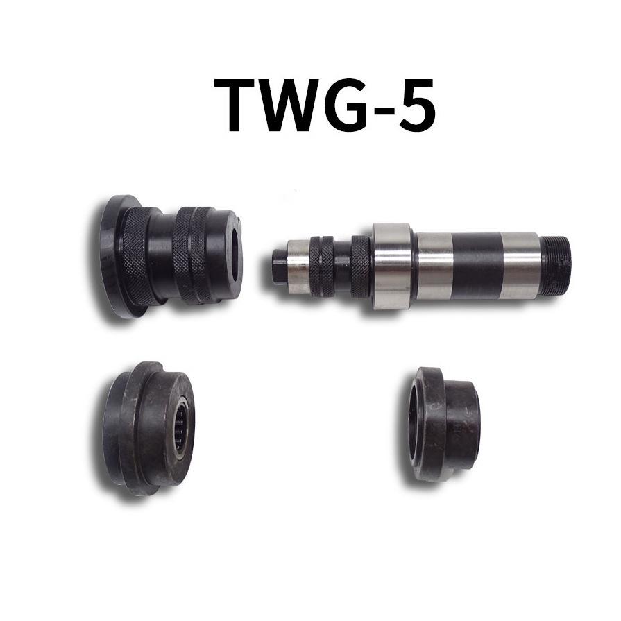 Tuwei Electric Grooving Machine TWG-5 with 8" Knurling Wheel & Upper Pressure Roller Guide