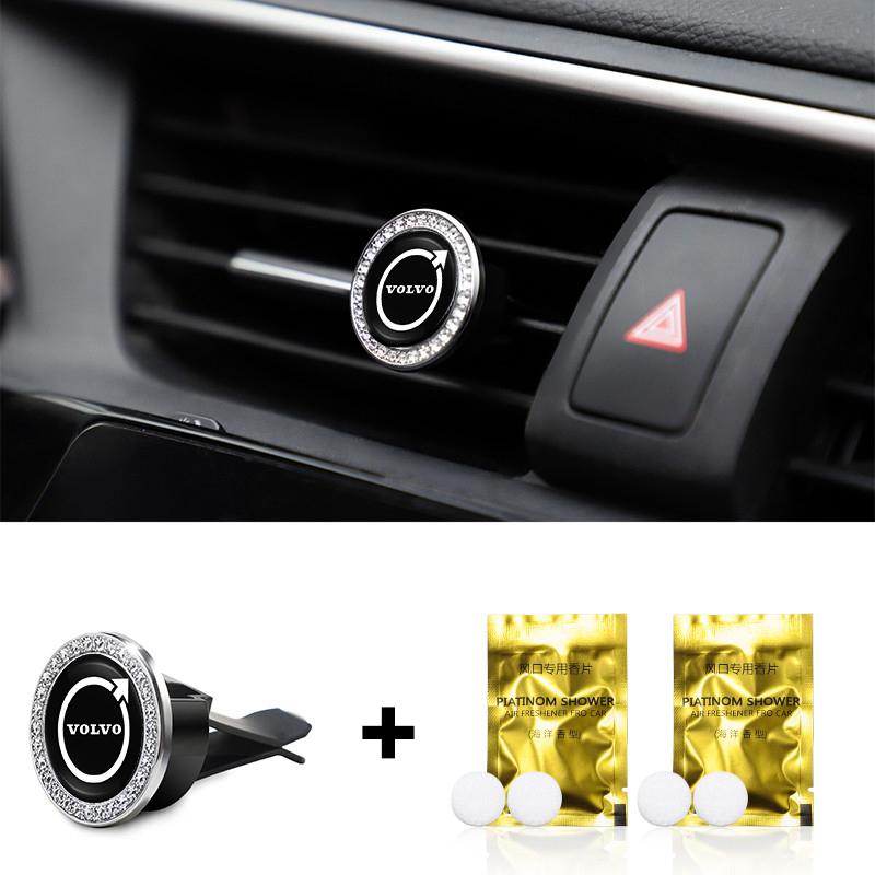 Fcvdz6 Car Fragrance Clip Air Vent Oil Perfume Diffuser Aromatherapy For Volvo XC90 V90 V60 XC60 V40 EC40 EX40 S80 S60 S90 C40 XC40 V70