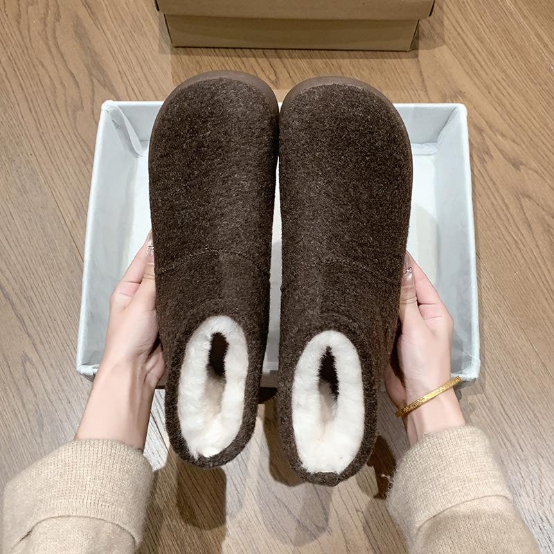 

Women s Soft Elastic Winter Warm Cold Padded Snow Boots Thick-soled Non-slip Wear-resistant Outdoor Leisure Sports Cotton Boots 39