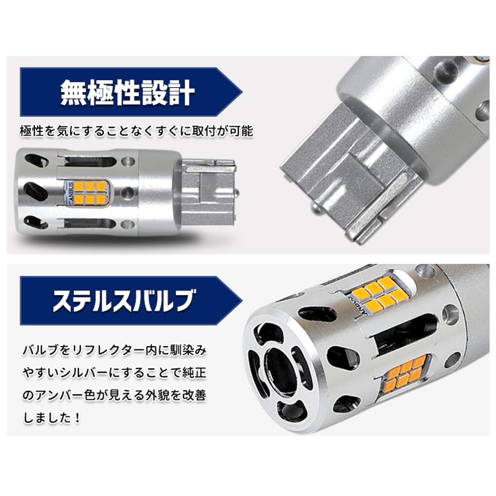 Rise Rocky T20 LED Turn Signal, 2,400 LM with Cooling Fan, Rear Only, Vehicle