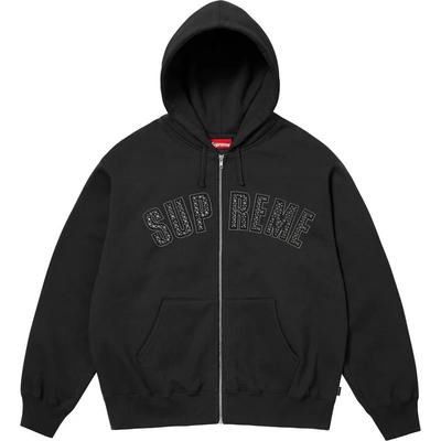 Supreme BB. Simon mikina s kapucí na zip černá