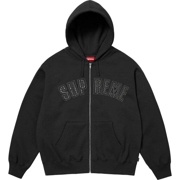 Supreme B.B.. Felpa con cappuccio Simon con zip Nera