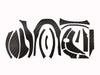 CUSTOM YOROI Custom Decal for 17 Scorpion DC Baitcasting Scratch Protection SEAT.JP Reel, (Black, Right-Handed)