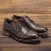 Retro Heren Derby Schoenen Heren Casual schoenen Mode Heren Leren Schoenen