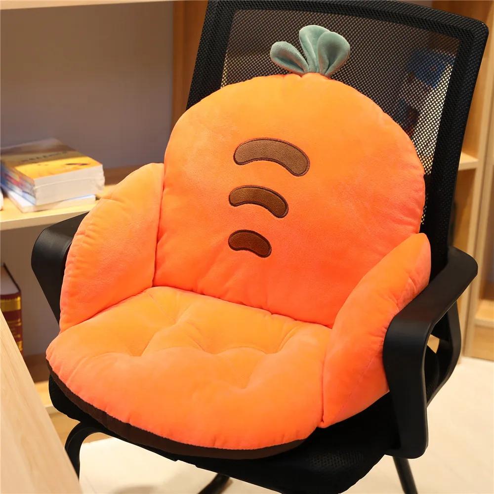 Semi-covered Cushion Sofa Cushion Fruit Animal Dinosaur Cactus Erha Carrot Chinchilla Cushion