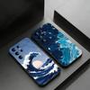 Moderne Kunst Wellen Handyhülle für Samsung Galaxy S20,23 Ultra S24,22 Plus S25,26,21FE TPU Hülle