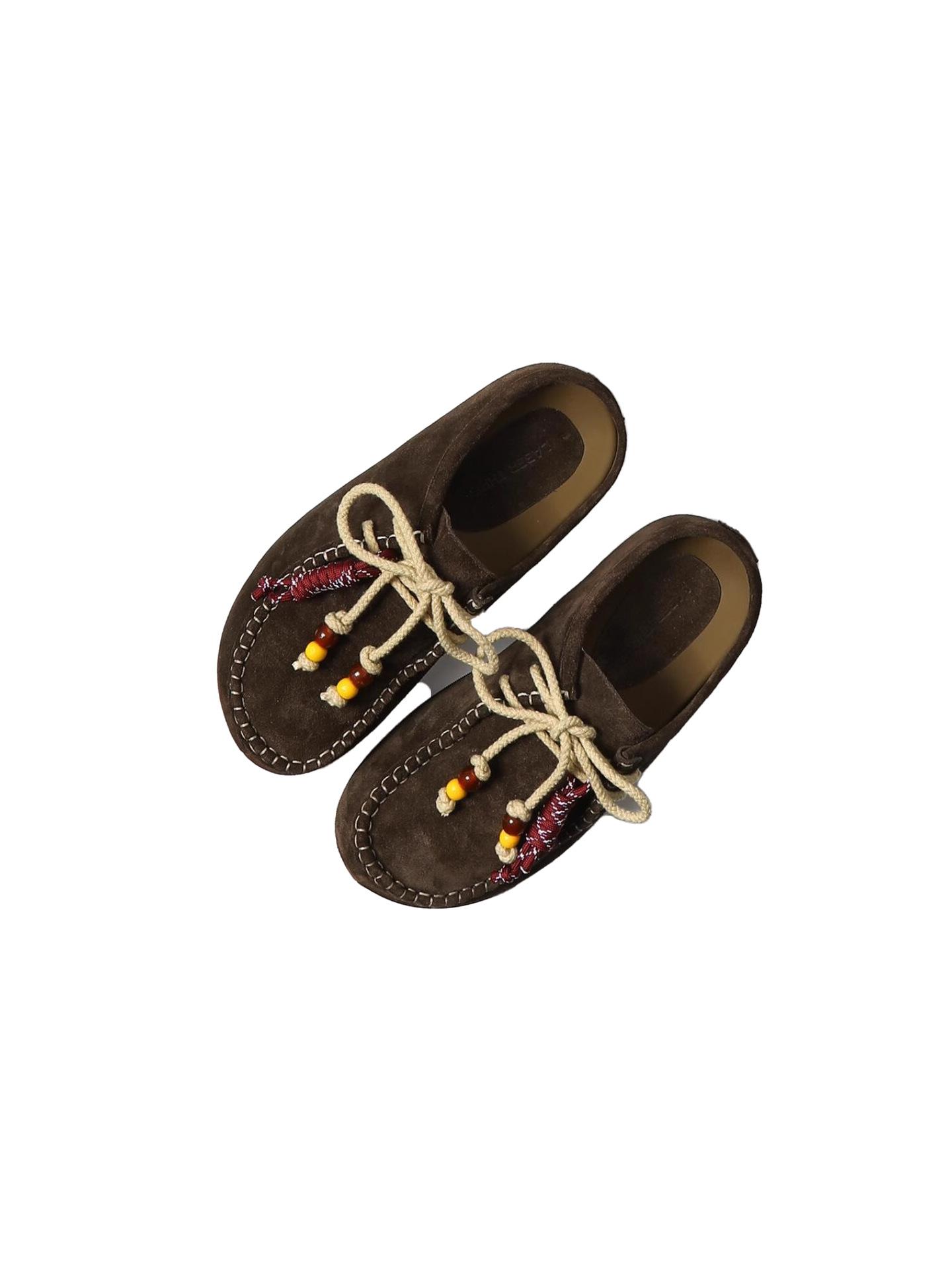 

Literary lace-up cool slippers 2025 summer new versatile cool slippers versatile thick-bottomed cool slippers 40