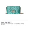 GUCCI GG Marmont Canvas Shoulder Bag Extra Mini Women's Light Blue 476433-2ABNC-8080