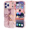 For iPhone 17 Pro Max Case Water Transfer Printing PC+TPU Phone Cover