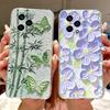 For Honor 200 Lite Case Cute Love Heart Butterfly Painted Cover Clear Silicone Phone Case For Honor 200 Lite 200Lite Soft Fundas