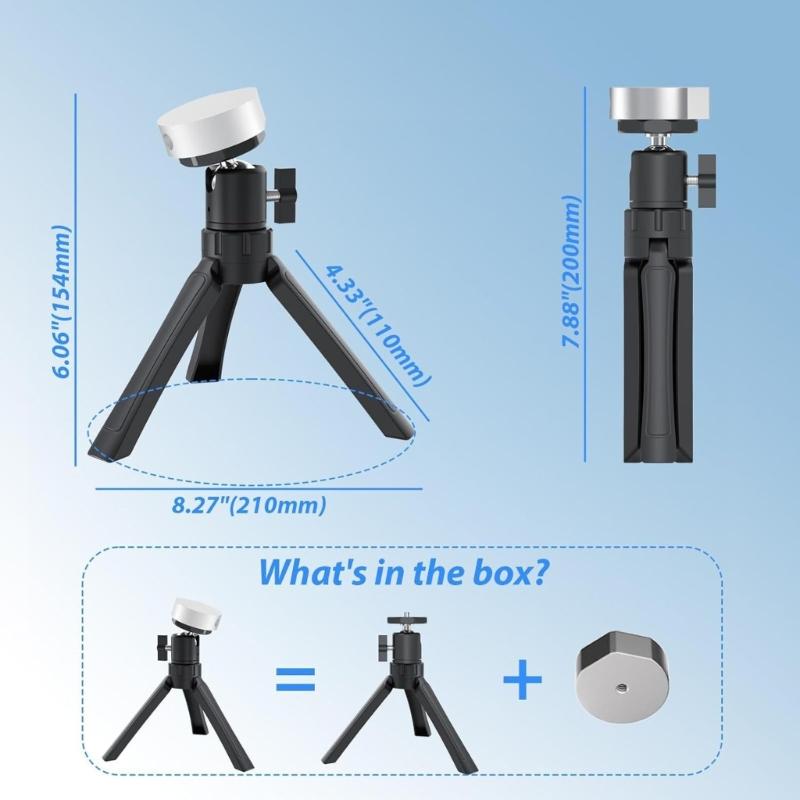 Secure No Drilling Poles Mount Bracket Double Adjustable Ball Joints For Mini Satellite AntennasOn Boats Car Rooftop