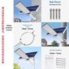 Super Bright Waterproof Solar Courtyard Lamp: Outdoor Wall & Street Lighting, 6-Meter Range