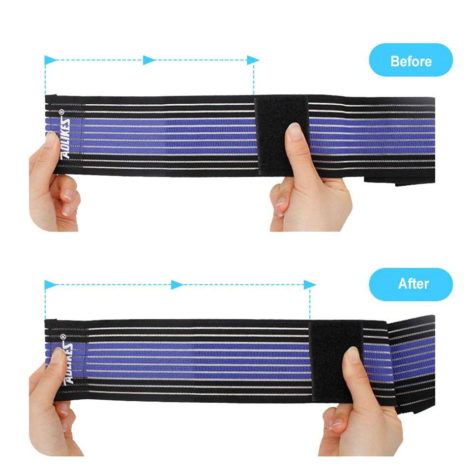 Aolikes Professional Elastic Ankle Support Bandage Sports Strain Wraps Gym Protection Guard for Athletes