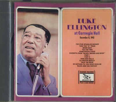 CD DUKE ELLINGTON - At Carnegie Hall December.11 1943 ABCJ421 AMJ Japan Jazz Used