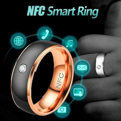 Multifunktionaler digitaler Fingerring aus Edelstahl, NFC-Fingerring für Android-Handy-Männer