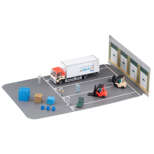 Tomytec The Truck Collection Truck Collection Logistics Site Truck Set B Kyusobin