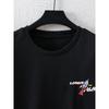 Men's Street Style Rocket Graffiti Print T-Shirt - Casual, Loose Fit with Crew Neck, Breathable, Machine Washable - Perfect for Summer