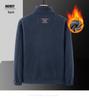 Men's Autumn/Winter Double-Sided Polar Fleece Jacket - Thick, Warm, Casual, Loose Fit, Large Size