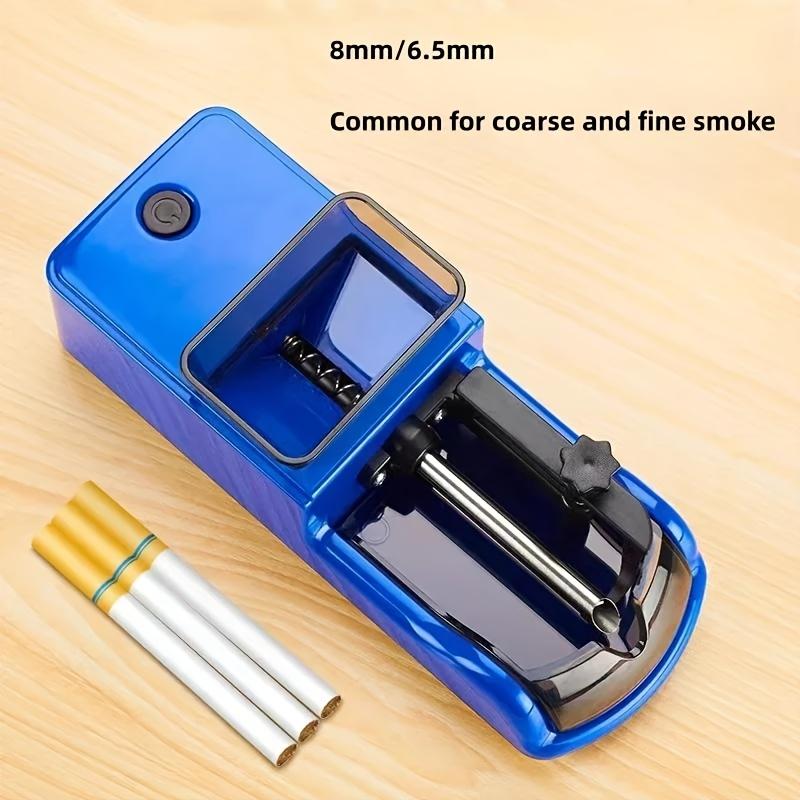 Automatic Triple Size Electric Cigarette Rolling Machine, 8.0/6.5/5.5mm Adjustable High Power Roller for Home Use