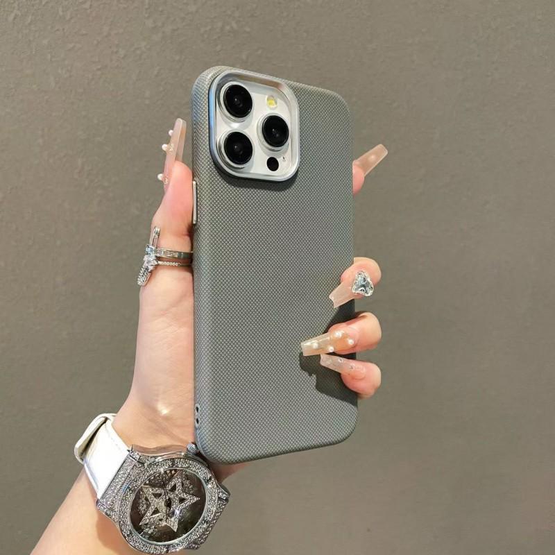 

Suitable IPhone 17 Promax Phone Case With Cross Grid Pattern Apple 16 Niche High-end Anti Drop Protective iPhone 17 AIR сірий